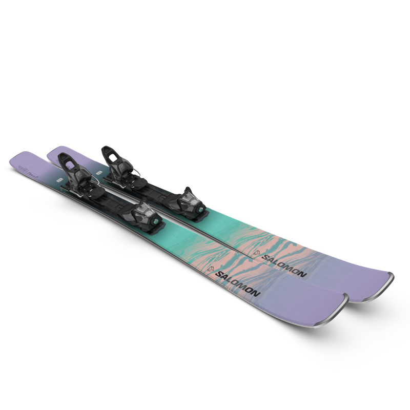Salomon Stance 84W Womens Skis With M11 GW Bindings-3